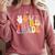 Peace Out Third 3rd Grade Graduation Graduate Class Of 2025 Comfort Colors Sweatshirt Crimson