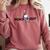 Peanuts Graduation Peace Out Snoopy Woodstock Comfort Colors Sweatshirt Crimson