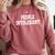 People Intolerant Introvert Introverted Boss Sarcasm Comfort Colors Sweatshirt Crimson