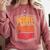 People Person Repellant Introvert Premium Comfort Colors Sweatshirt Crimson