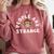 People Are Strange Monkey Introvert People Hater Comfort Colors Sweatshirt Crimson