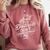 Phd Aunt Shirt Doctorate Graduations Doctoral Comfort Colors Sweatshirt Crimson