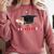 PhD Graduation Celebration For Finished Phd Grad Men Women Comfort Colors Sweatshirt Crimson