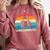 PhD Level Complete Graduation Doctorate In Philosophy Comfort Colors Sweatshirt Crimson