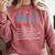 PhD PHD Student Definition Sarcastic Graduation Comfort Colors Sweatshirt Crimson