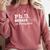 PhD In Progress PhD Doctoral Degree Graduation Doctorate Comfort Colors Sweatshirt Crimson