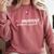 PhD Shirt Dangerously Overeducated Graduation Comfort Colors Sweatshirt Crimson