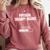 Physical Therapy Degree Loading Student Graduation Comfort Colors Sweatshirt Crimson