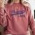 Physician Assistant Graduation Est 2018 Shirt Comfort Colors Sweatshirt Crimson