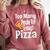 Pizza Lover Saying Introvert Anti Social Humor Foodie Comfort Colors Sweatshirt Crimson