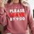 Please Leave By 9 Introvert Party Anti-Social Birthday Comfort Colors Sweatshirt Crimson