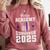 Police Academy Survivor 2025 Graduation Police School Comfort Colors Sweatshirt Crimson