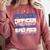 Police Officer Saying Academy Graduation Women Men Comfort Colors Sweatshirt Crimson