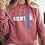 Powerlifting Senior 2025 Class Of 2025 Graduation Party 23 Comfort Colors Sweatshirt Crimson