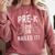 Pre-K Nailed It 2018 Cute Preschool Graduation Comfort Colors Sweatshirt Crimson