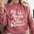 Pre-School Graduation For Girls Comfort Colors Sweatshirt Crimson
