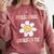 Preschool Graduation Graduate Cute Groovy Last Day Of Pre K Comfort Colors Sweatshirt Crimson