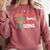 Pretend I Am Not Here That's What I'm Doing Introvert Comfort Colors Sweatshirt Crimson