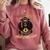 Pretty Educated African American Graduation Class 2024 Comfort Colors Sweatshirt Crimson
