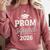 Prom Squad 2026 Graduation Friends Comfort Colors Sweatshirt Crimson