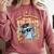 Proud 8th Grade Graduate Axolotl Graduation Eighth Comfort Colors Sweatshirt Crimson