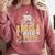 Proud Abuela Of 5th Grade Graduate 2024 Family Graduation Comfort Colors Sweatshirt Crimson