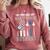 Proud Air Force Husband US Air Force Graduation Husband Comfort Colors Sweatshirt Crimson