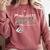 Proud Army Father-In-Law US Army Graduation Father-In-Law Comfort Colors Sweatshirt Crimson