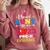 Proud Aunt Of 2023 Pre-K Graduate Senior Graduation Matching Comfort Colors Sweatshirt Crimson