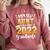 Proud Aunt Of a Class Of 2022 Graduate Graduation 2022 Women Comfort Colors Sweatshirt Crimson