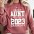Proud Aunt Graduation Senior 23 Grad Class Of 2023 Comfort Colors Sweatshirt Crimson