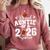 Proud Auntie Of A 2026 Senior Football Graduation Family Comfort Colors Sweatshirt Crimson
