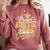 Proud Auntie Of A Class Of 2025 Graduate Senior Graduation Comfort Colors Sweatshirt Crimson