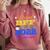 Proud Bff Of 2022 Graduate Class 2022 Graduation Family Comfort Colors Sweatshirt Crimson