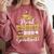 Proud Big Sister Of Pre School Graduate 2024 Graduation Big Comfort Colors Sweatshirt Crimson