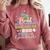 Proud Bonus Brother Of PreK School Graduate 2024 Graduation Premium Comfort Colors Sweatshirt Crimson