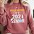 Proud Brother Of a 2021 Senior Shirt Graduation Comfort Colors Sweatshirt Crimson