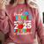 Proud Brother Of a 2025 Preschool Graduate Graduation Comfort Colors Sweatshirt Crimson