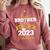 Proud Brother Of a Class Of 2023 Graduate Senior Graduation Comfort Colors Sweatshirt Crimson