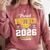 Proud Brother Of a Class Of 2026 Graduate Senior Graduation Comfort Colors Sweatshirt Crimson