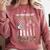 Proud Coast Guard Mom US Coast Guard Graduation Mom Comfort Colors Sweatshirt Crimson