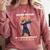 Proud Dad Of 2018 Graduate Dabbing Graduation Senior Shirt Comfort Colors Sweatshirt Crimson