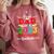 Proud Dad Of A 2023 5th Grade Graduate Graduation Family Comfort Colors Sweatshirt Crimson
