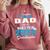 Proud Dad Of 2023 Class Master Graduate Family Graduation Comfort Colors Sweatshirt Crimson