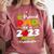 Proud Dad Of 2023 Pre K Graduate Graduation Comfort Colors Sweatshirt Crimson