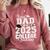 Proud Dad Of A 2025 College Graduate Graduation Comfort Colors Sweatshirt Crimson