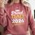 Proud Dad Of A 2026 Graduate Class Of 2026 Dad Graduation Comfort Colors Sweatshirt Crimson
