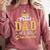 Proud DAD Of a 2026 Graduate Class Senior Graduation Comfort Colors Sweatshirt Crimson