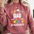 Proud DAD Of A 4th Grade Graduate Graduation 2024 Senior 24 Comfort Colors Sweatshirt Crimson