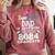 Proud DAD Of A 5th Grade Graduate 2024 Elementary Graduation Comfort Colors Sweatshirt Crimson
